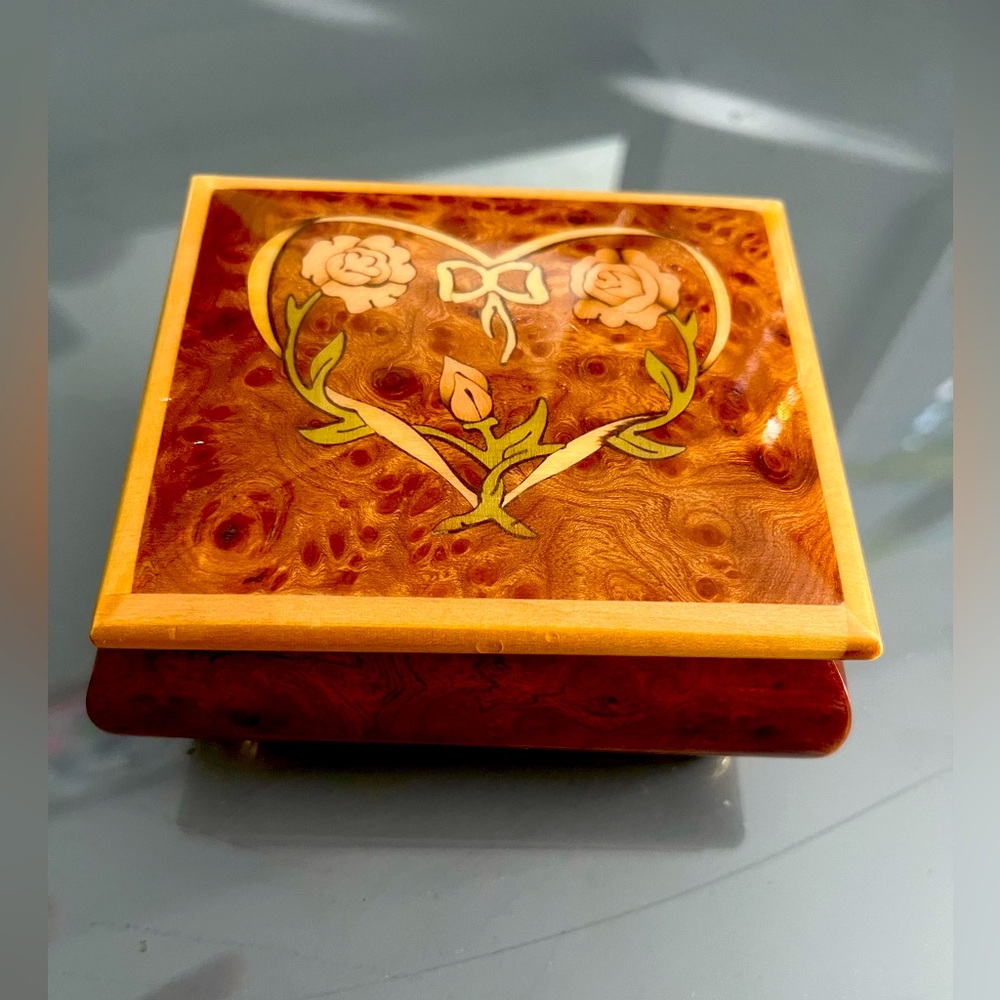 Musicbox Company Wooden Jewelry Box Musical